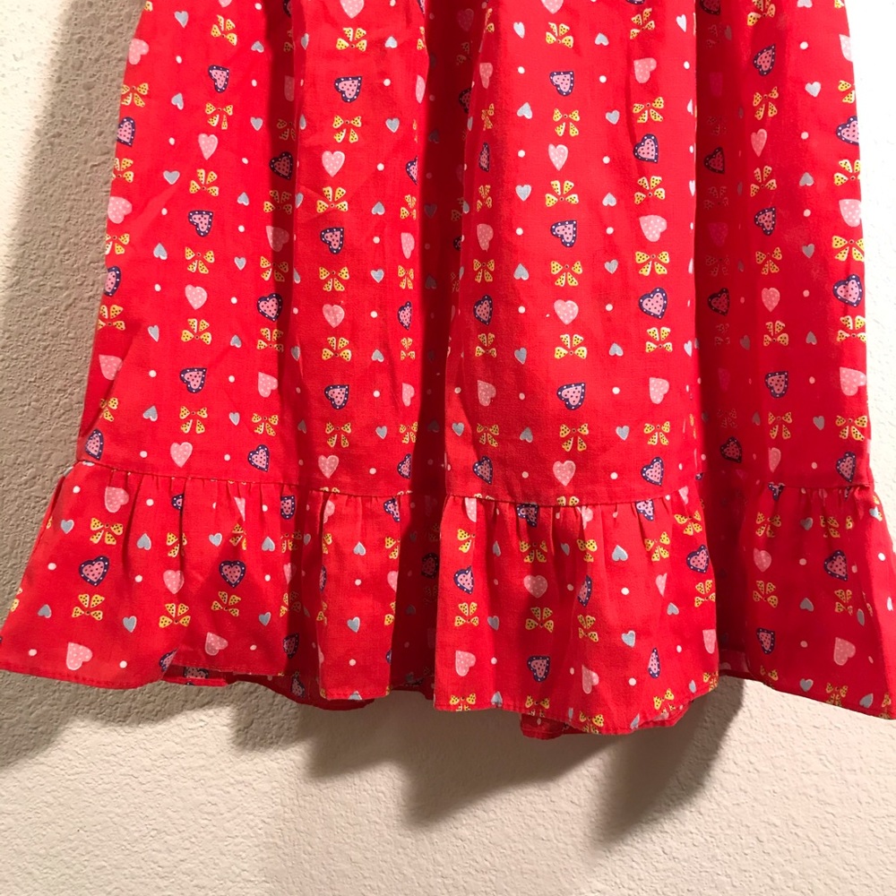 Vintage | Girls red dress sz 6X - Picture 7 of 7